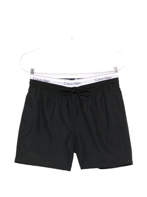 Boxer intimo uomo Calvin Klein nero doppio elastico Essentials Calvin Klein | LV00N61023UB1